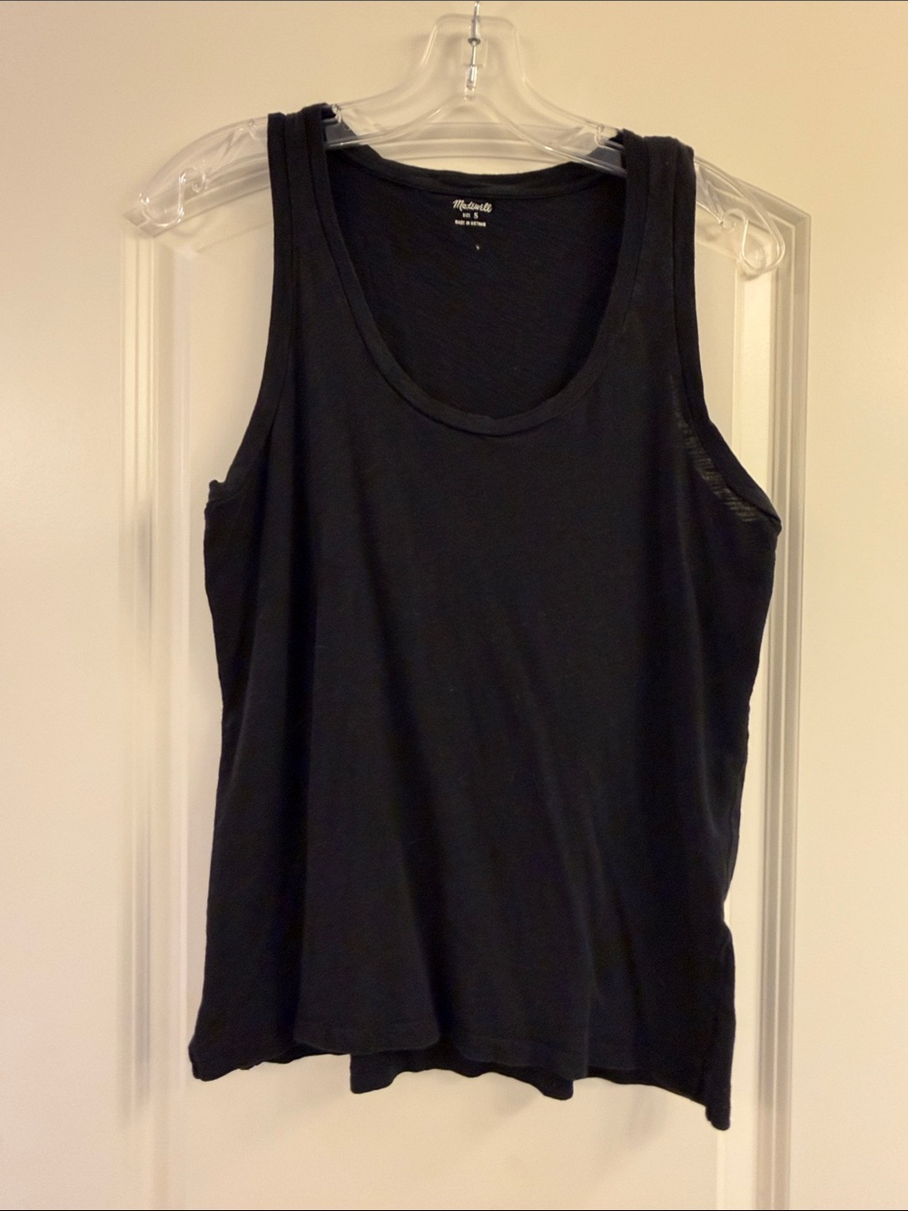 Madewell Black Scoop Neck Tank